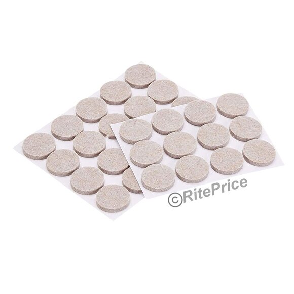 112 PCS (2 Pack) Felt Furniture Pads Chair Leg Protectors Hardwood Wooden Floors - Picture 8 of 15